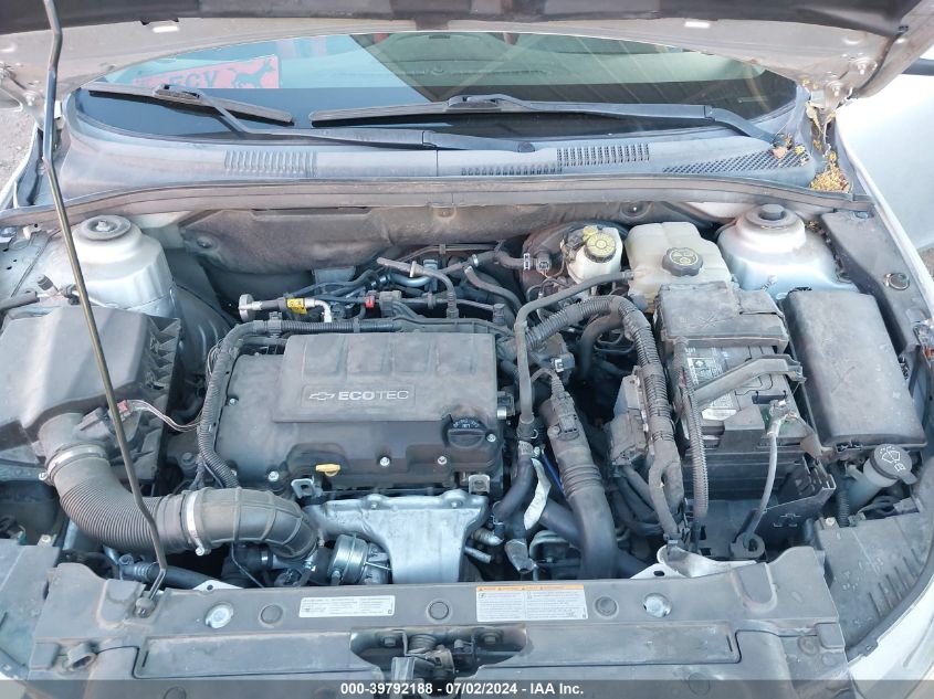 2013 Chevrolet Cruze Lt VIN: 1G1PK5SB4D7157993 Lot: 39792188