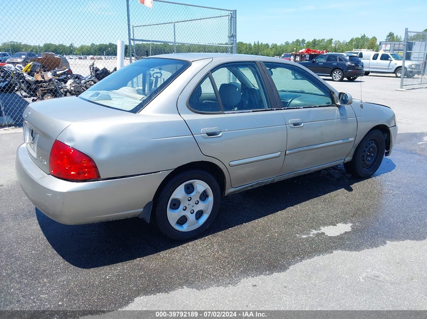 2004 Nissan Sentra 1.8S VIN: 3N1CB51D64L886391 Lot: 39792189