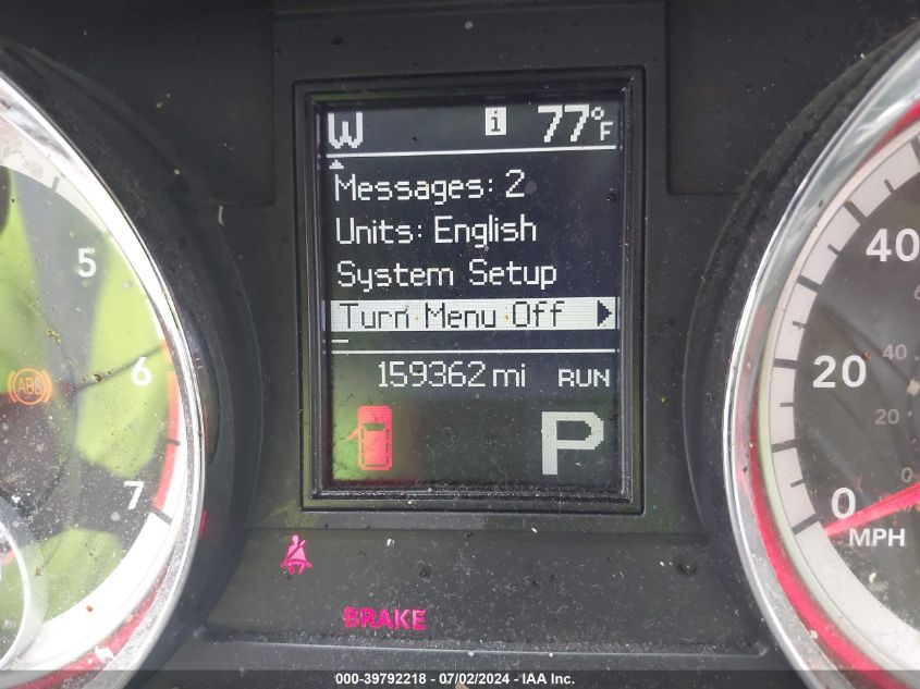 2012 Dodge Durango Crew VIN: 1C4SDHDT6CC260566 Lot: 39792218