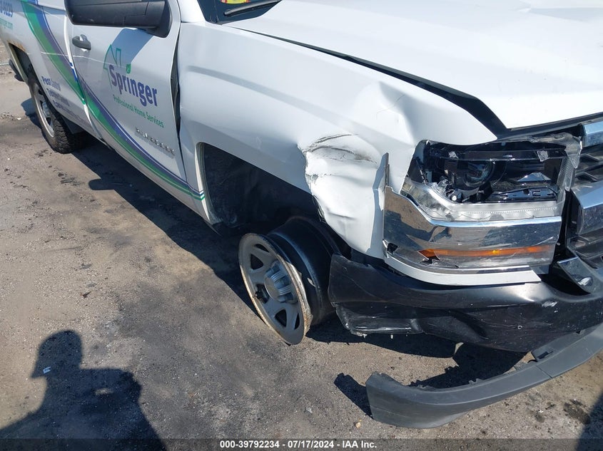 2016 CHEVROLET SILVERADO 1500 WT - 1GCNCNEHXGZ188895
