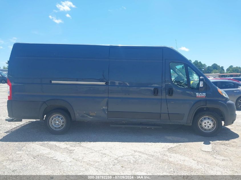 2019 Ram Promaster 3500 Cargo Van High Roof 159 Wb Ext VIN: 3C6URVJG1KE544783 Lot: 39792259