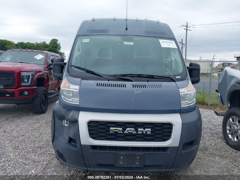 2019 Ram Promaster 3500 Cargo Van High Roof 159 Wb Ext VIN: 3C6URVJG8KE544991 Lot: 39792261