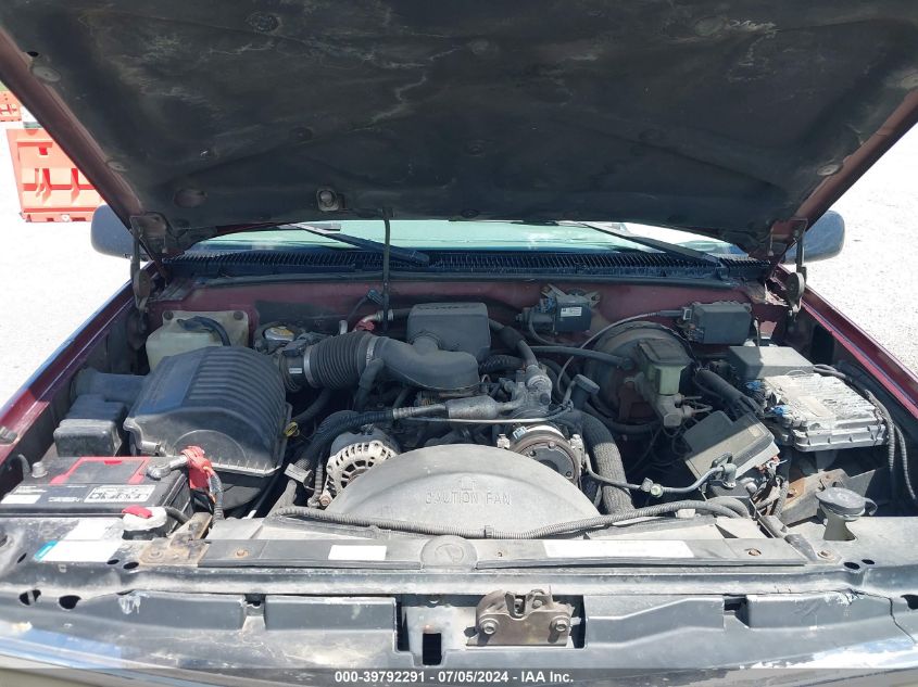 1999 Chevrolet Suburban 1500 Lt VIN: 3GNFK16R3XG227700 Lot: 39792291