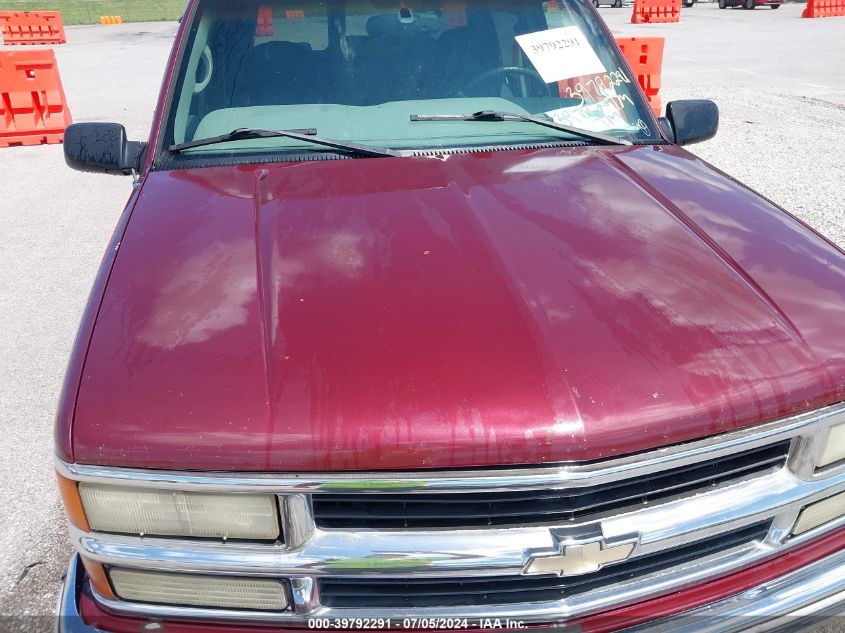 1999 Chevrolet Suburban 1500 Lt VIN: 3GNFK16R3XG227700 Lot: 39792291