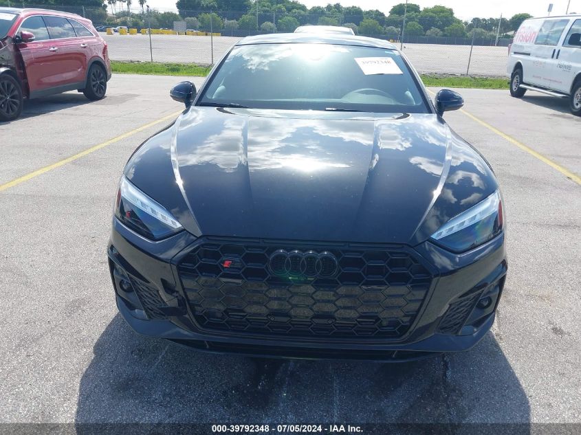 2023 Audi S5 Sportback Premium Plus Tfsi Quattro Tiptronic VIN: WAUC4CF58PA054668 Lot: 39792348