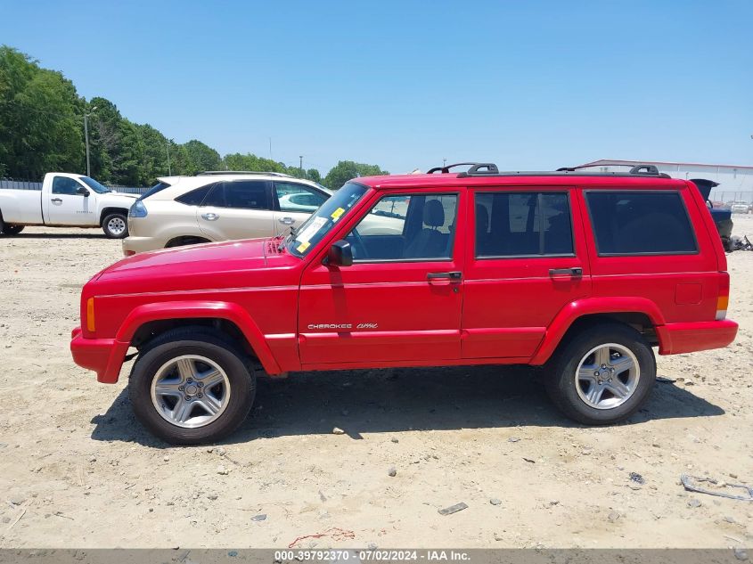2000 Jeep Cherokee Classic VIN: 1J4FT58S3YL265844 Lot: 39792370