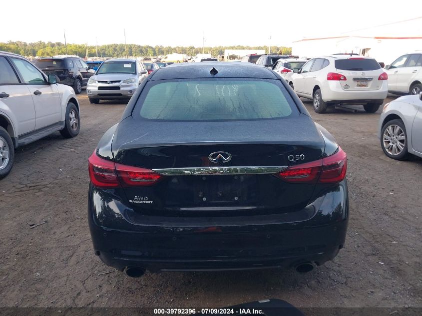 2021 Infiniti Q50 Luxe Awd VIN: JN1EV7BR3MM753051 Lot: 39792396