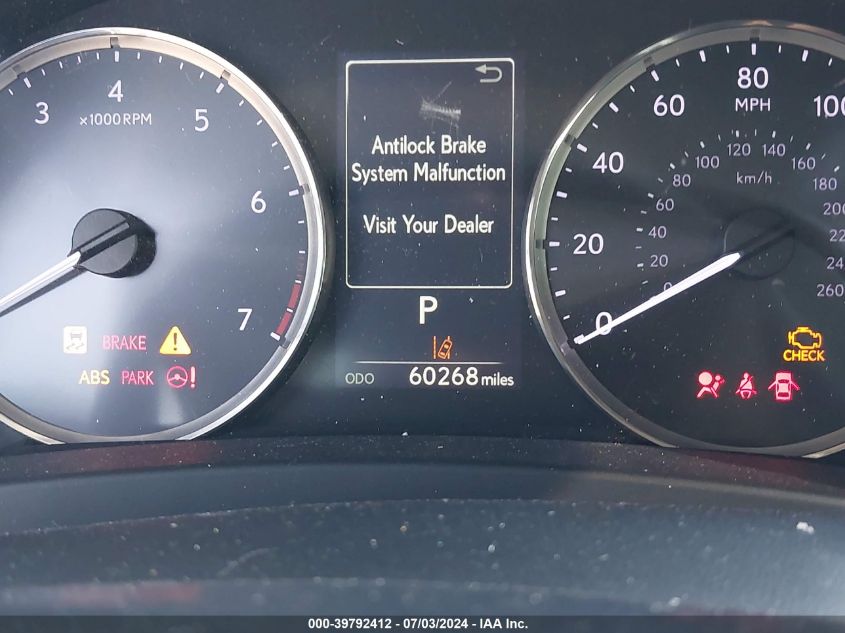 2017 Lexus Is 300 VIN: JTHCM1D24H5020896 Lot: 39792412