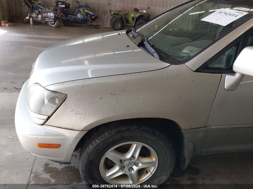 2000 Lexus Rx 300 VIN: JT6HF10U7Y0146392 Lot: 39792414