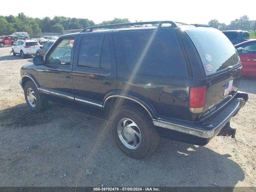 1997 Chevrolet Blazer Lt VIN: 1GNDT13W6V2124050 Lot: 39792479