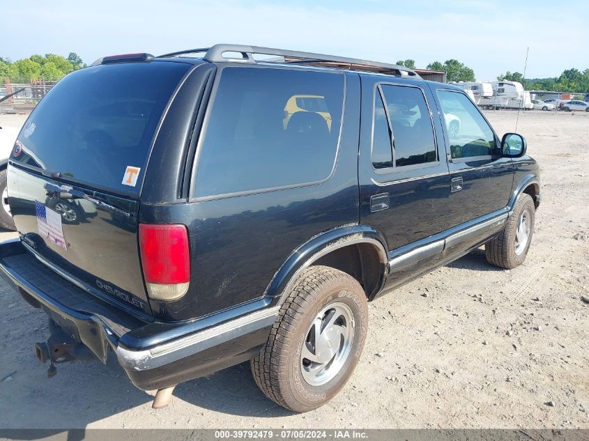 1997 Chevrolet Blazer Lt VIN: 1GNDT13W6V2124050 Lot: 39792479