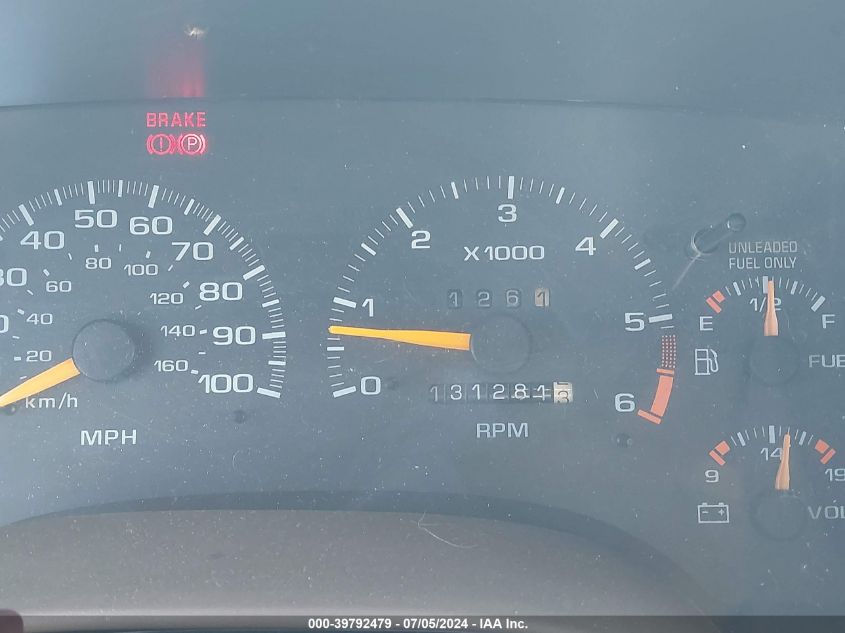 1997 Chevrolet Blazer Lt VIN: 1GNDT13W6V2124050 Lot: 39792479