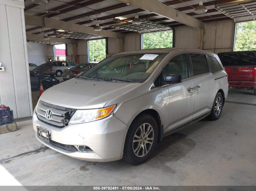 2012 Honda Odyssey Ex-L VIN: 5FNRL5H65CB044666 Lot: 39792491