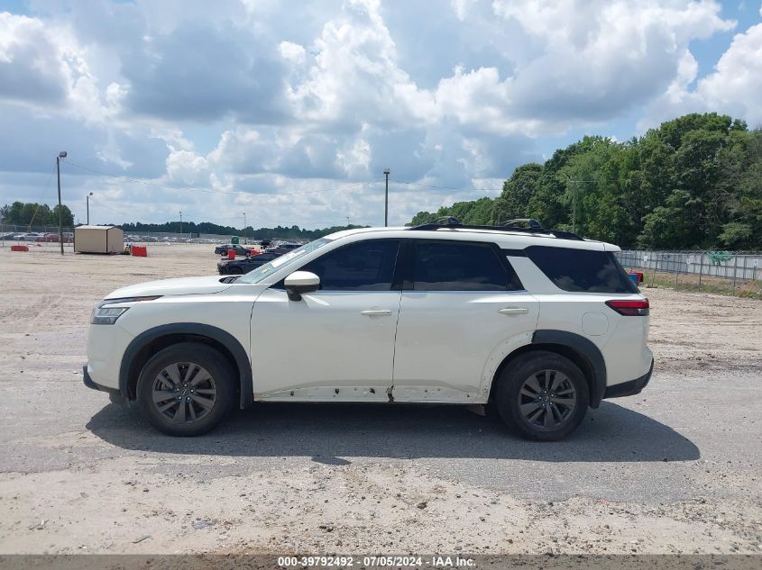 2022 Nissan Pathfinder Sv 2Wd VIN: 5N1DR3BA9NC220589 Lot: 39792492