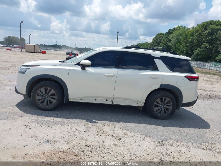 2022 Nissan Pathfinder Sv 2Wd VIN: 5N1DR3BA9NC220589 Lot: 39792492