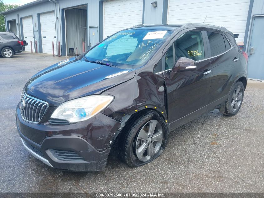 2014 Buick Encore VIN: KL4CJASB5EB738882 Lot: 39792500