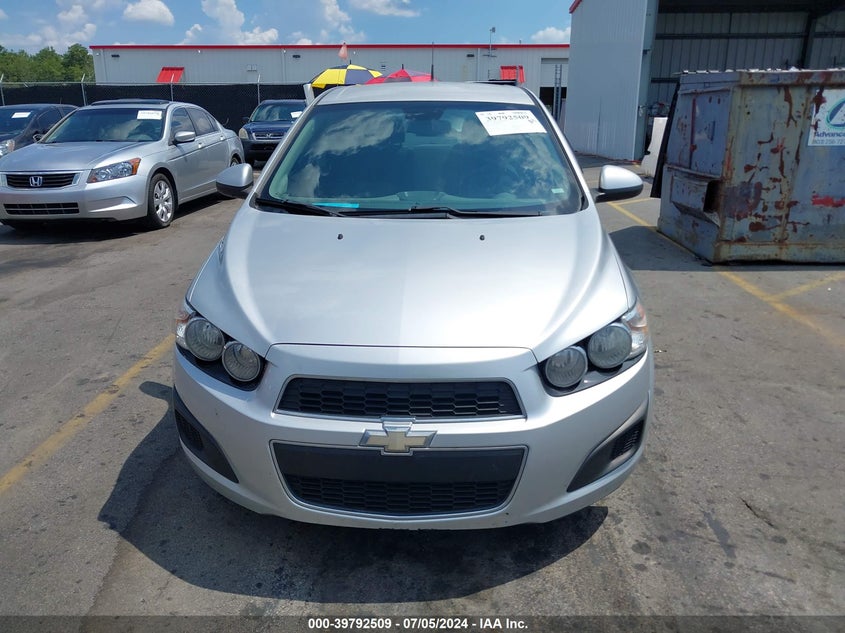 2012 Chevrolet Sonic 2Lt VIN: 1G1JC5SH9C4138783 Lot: 39792509