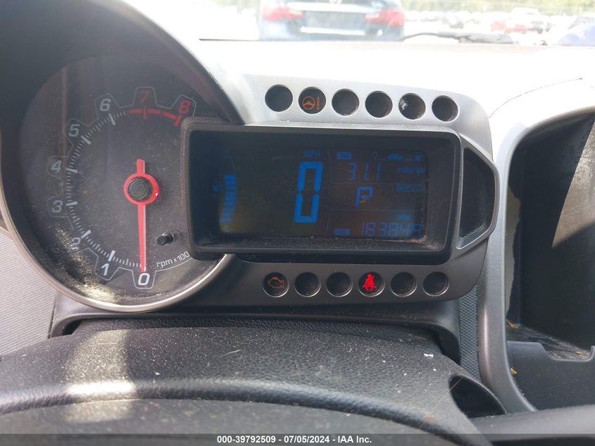 2012 Chevrolet Sonic 2Lt VIN: 1G1JC5SH9C4138783 Lot: 39792509