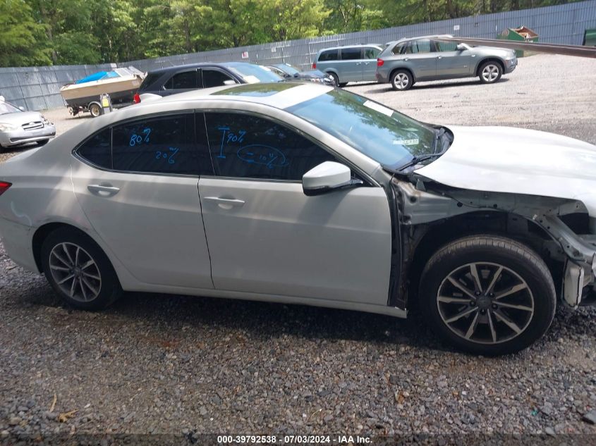 2018 Acura Tlx VIN: 19UUB1F34JA011342 Lot: 39792538