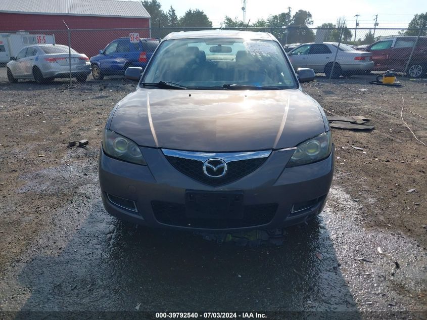 2007 Mazda Mazda3 I VIN: JM1BK12F071688709 Lot: 39792540