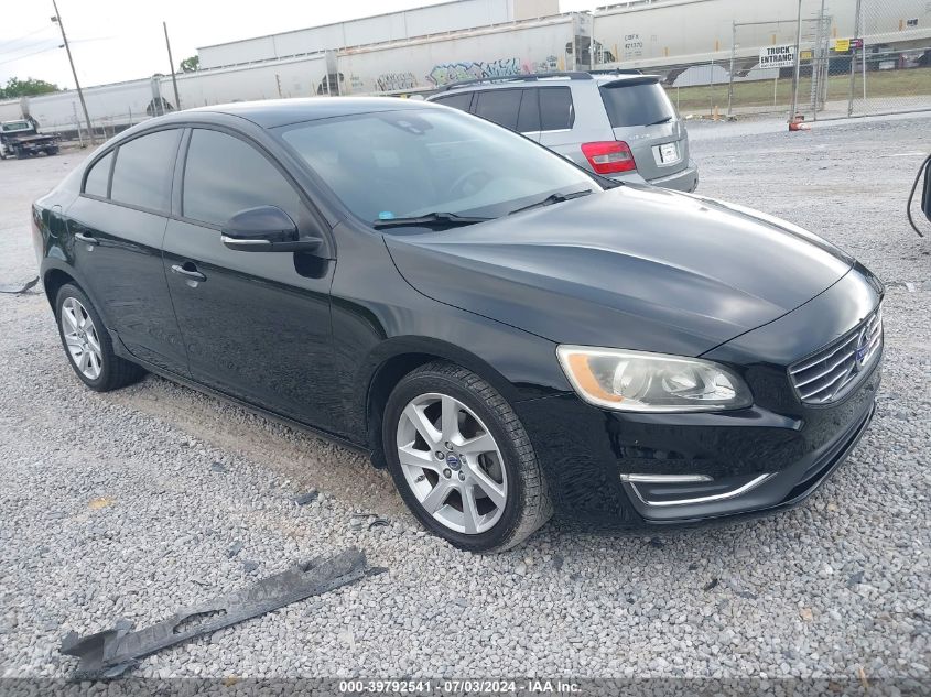 2015 Volvo S60 T5 VIN: YV126MFJ4F1346497 Lot: 39792541