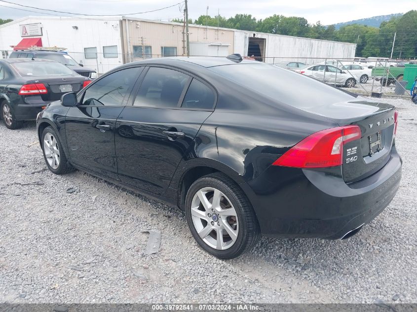 YV126MFJ4F1346497 2015 Volvo S60 T5