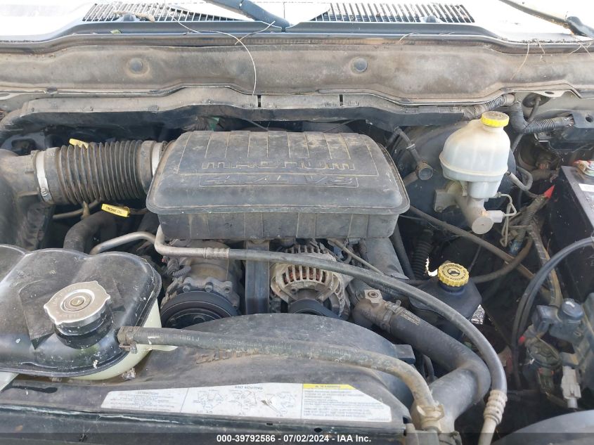 2003 Dodge Ram 1500 Slt/Laramie/St VIN: 1D7HA18N83S165539 Lot: 39792586