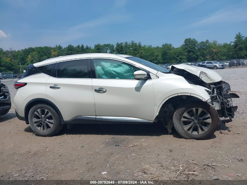 2017 Nissan Murano Sl VIN: 5N1AZ2MH1HN118915 Lot: 39792645