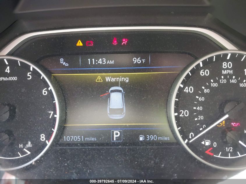 2017 Nissan Murano Sl VIN: 5N1AZ2MH1HN118915 Lot: 39792645