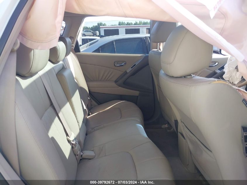 2009 Nissan Murano S/Sl/Le VIN: JN8AZ18W19W120512 Lot: 39792672