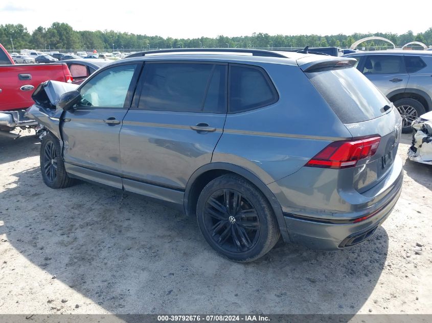 2022 Volkswagen Tiguan 2.0T Se R-Line Black VIN: 3VVCB7AX0NM018886 Lot: 39792676