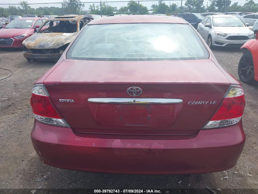 2005 Toyota Camry Le VIN: 4T1BE32K35U017476 Lot: 39792743