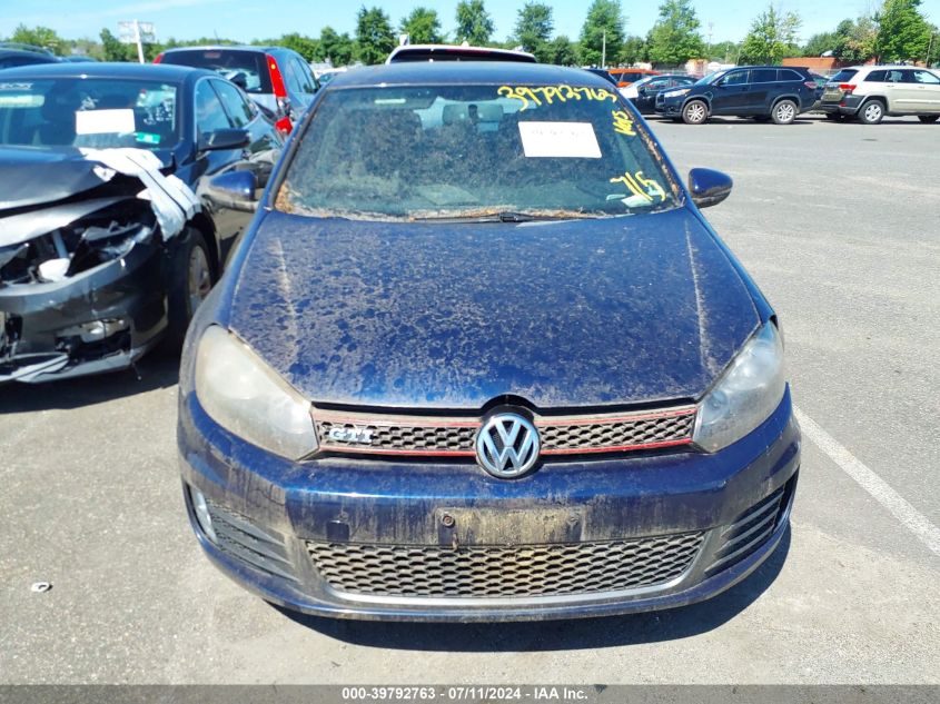 2012 Volkswagen Gti 4-Door VIN: WVWHD7AJ2CW168389 Lot: 39792763