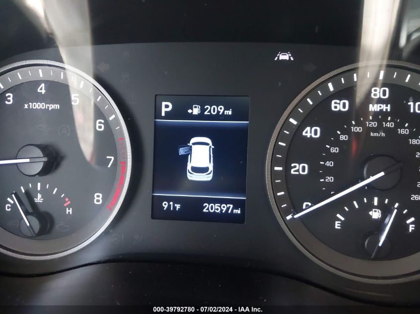 2019 Hyundai Tucson Sport VIN: KM8J3CAL7KU892518 Lot: 39792780