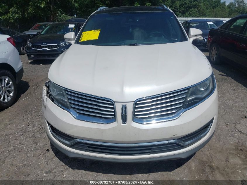 2017 Lincoln Mkx Select VIN: 2LMPJ6KR8HBL21868 Lot: 39792787