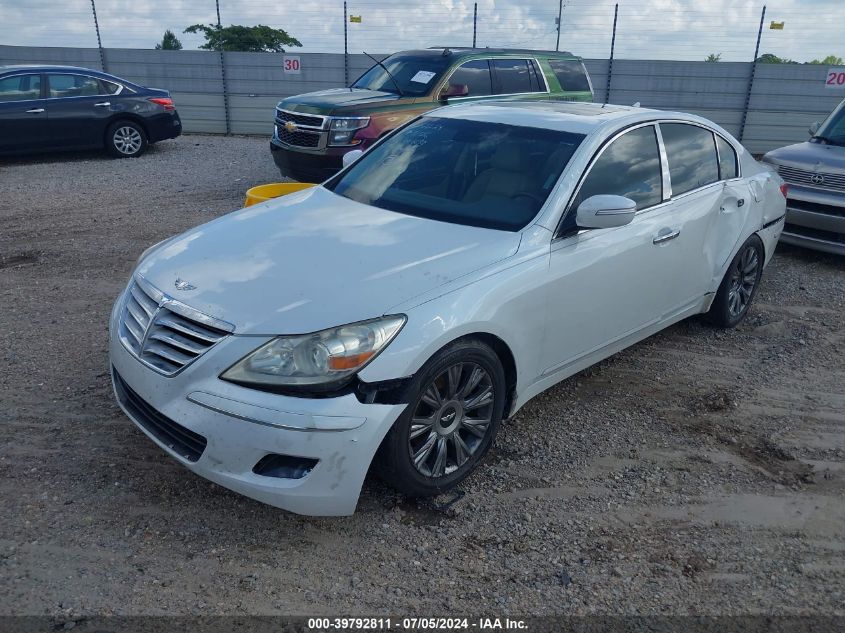 2010 Hyundai Genesis 3.8 VIN: KMHGC4DE0AU076133 Lot: 39792811