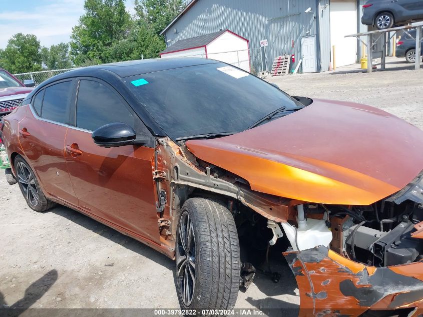 2020 Nissan Sentra Sr VIN: 3N1AB8DV1LY203902 Lot: 39792822