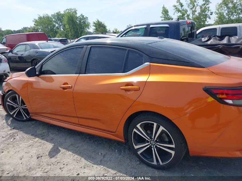 2020 Nissan Sentra Sr VIN: 3N1AB8DV1LY203902 Lot: 39792822