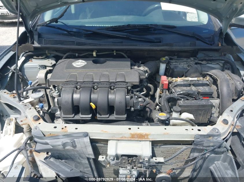 2013 Nissan Sentra S VIN: 3N1AB7AP0DL789992 Lot: 39792829