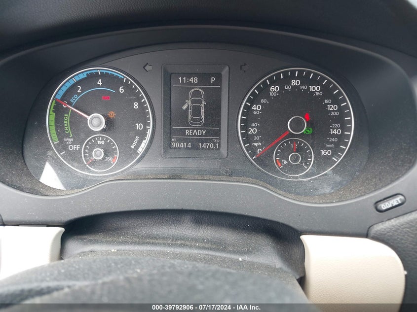 2013 VOLKSWAGEN JETTA HYBRID SEL - 3VW637AJ6DM298409