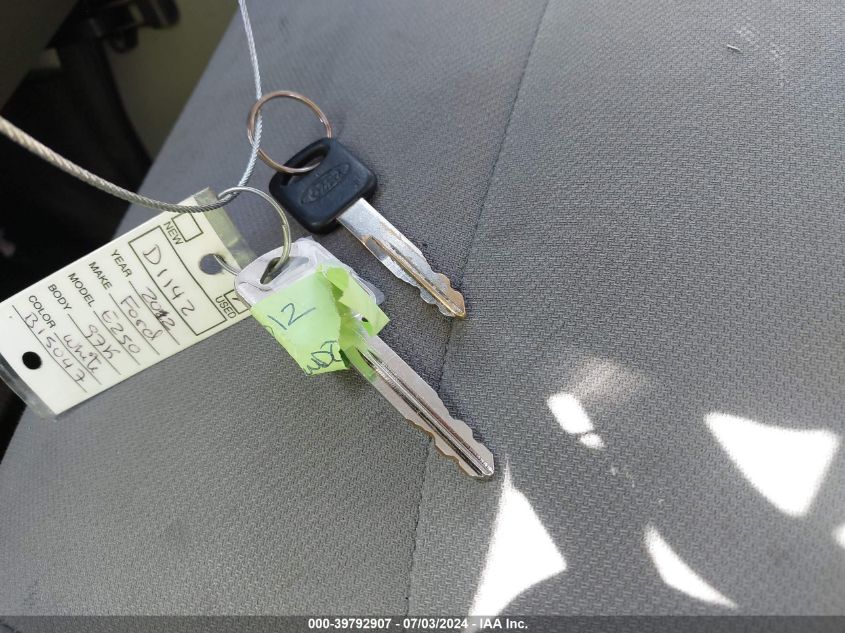 2012 Ford E-250 Commercial VIN: 1FTNE2EL3CDB15047 Lot: 39792907