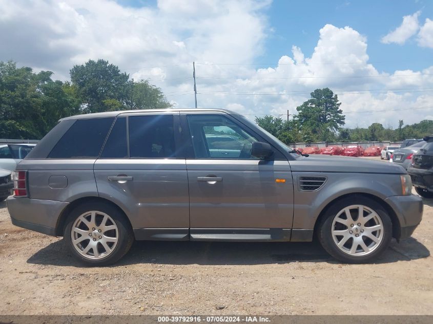 2008 Land Rover Range Rover Sport Hse VIN: SALSK25418A145654 Lot: 39792916