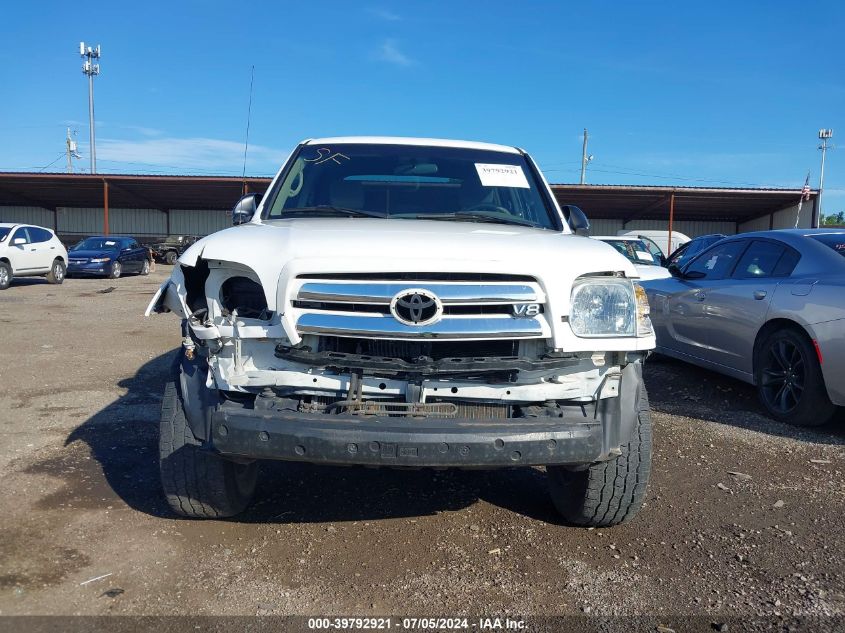 2005 Toyota Tundra Sr5 V8 VIN: 5TBDT44105S468505 Lot: 39792921