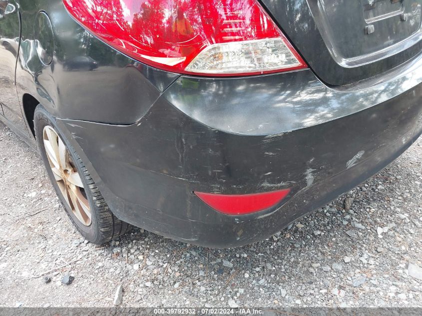 2012 Hyundai Accent Gls VIN: KMHCU4AE2CU069395 Lot: 39792932