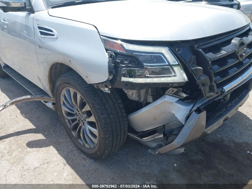 2021 Nissan Armada Platinum 4Wd VIN: JN8AY2DB8M9793767 Lot: 39792962