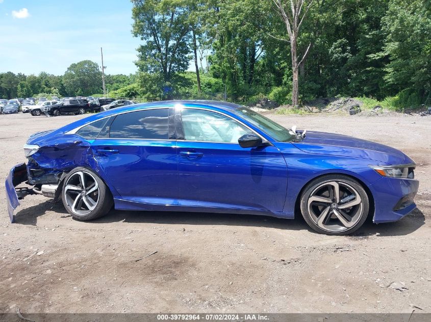 2021 Honda Accord Sport Special Edition VIN: 1HGCV1F40MA011449 Lot: 39792964