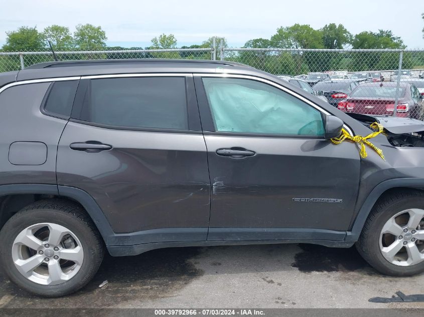 2018 Jeep Compass Latitude Fwd VIN: 3C4NJCBB3JT318735 Lot: 39792966