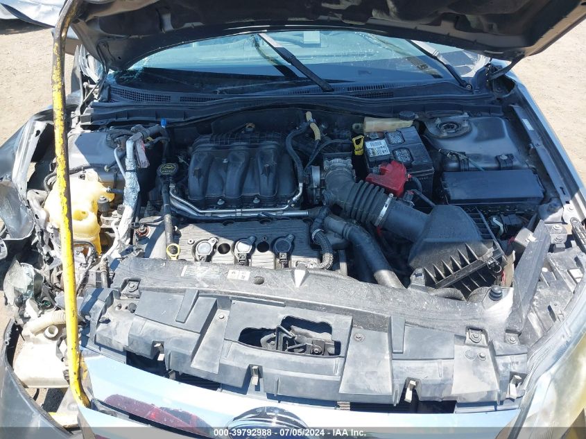 2010 Ford Fusion Sel VIN: 3FAHP0JG0AR111567 Lot: 39792988