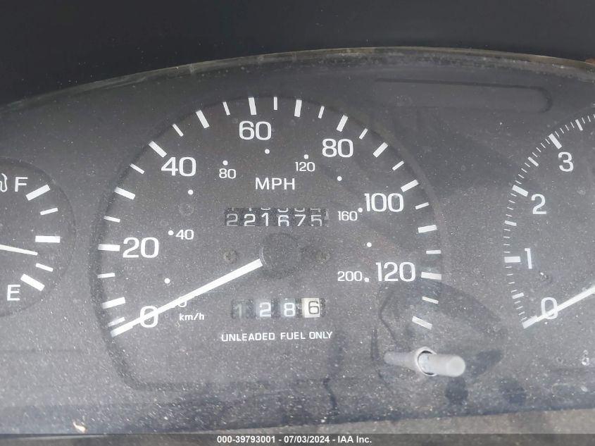 1998 Nissan Sentra Gle/Gxe/Xe VIN: 1N4AB41D7WC724692 Lot: 39793001