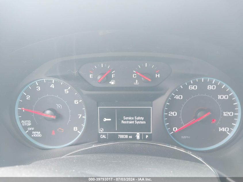 2018 Chevrolet Equinox Lt VIN: 3GNAXJEV2JL135213 Lot: 39793017